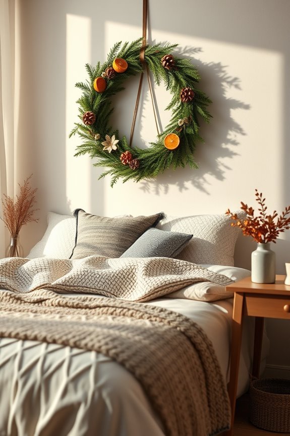 seasonal wreaths for ambiance