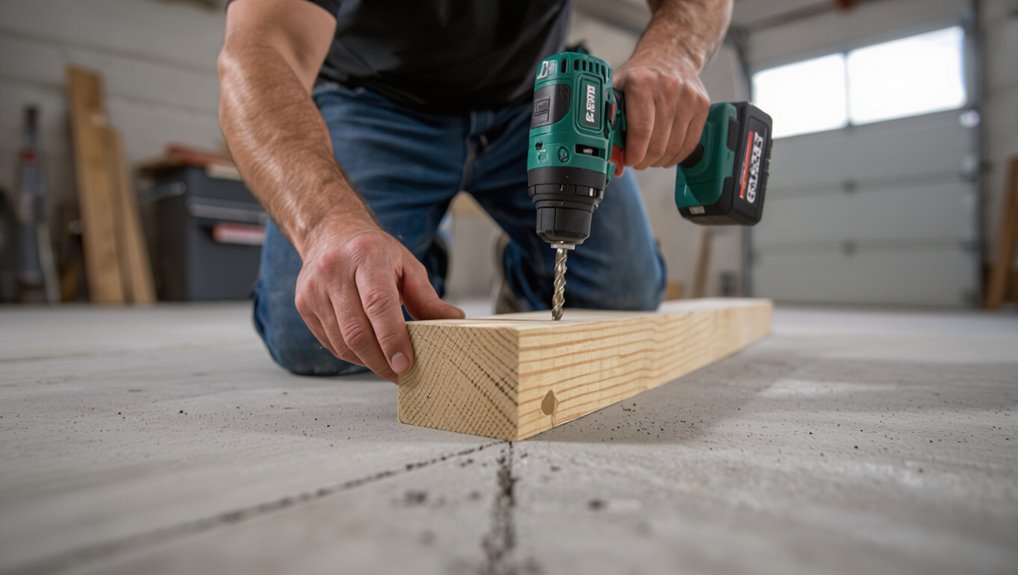 securely fasten 2x4 screws