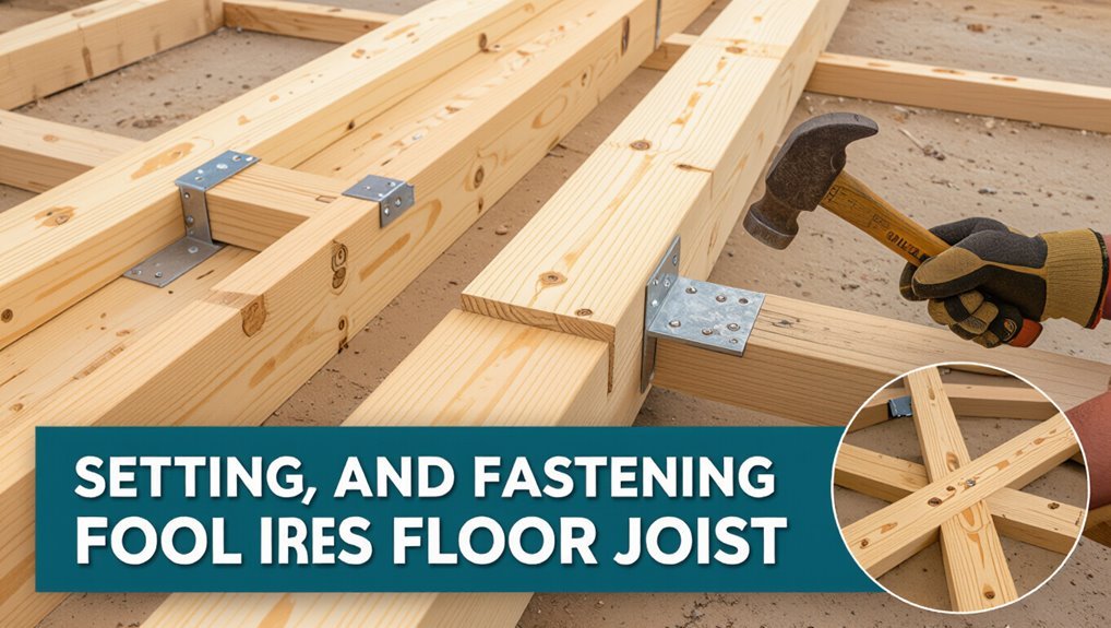 securely fasten joists properly