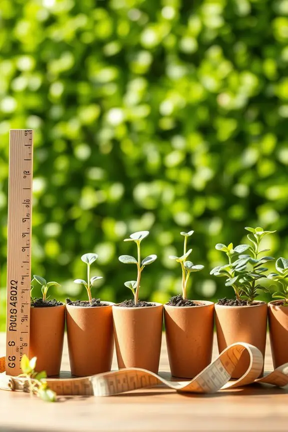 seedling growth tracking chart