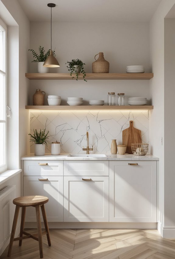 selective luxury upgrades for kitchenette
