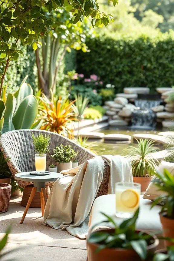 serene backyard relaxation retreat