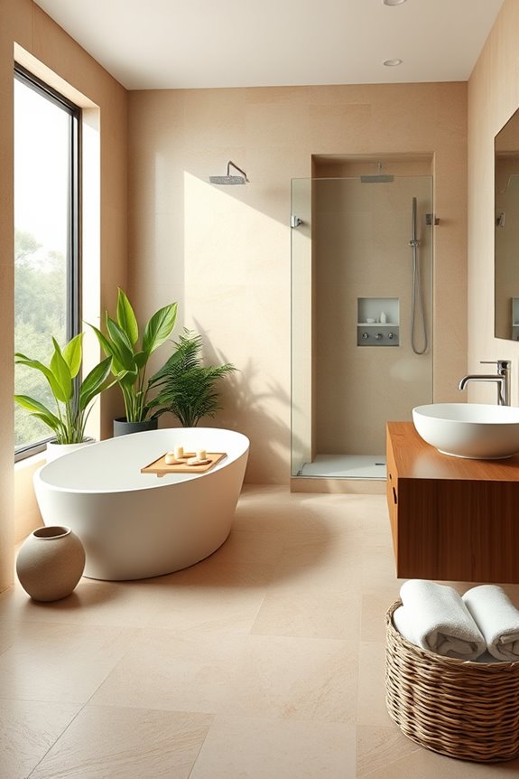 serene bathroom spa retreat