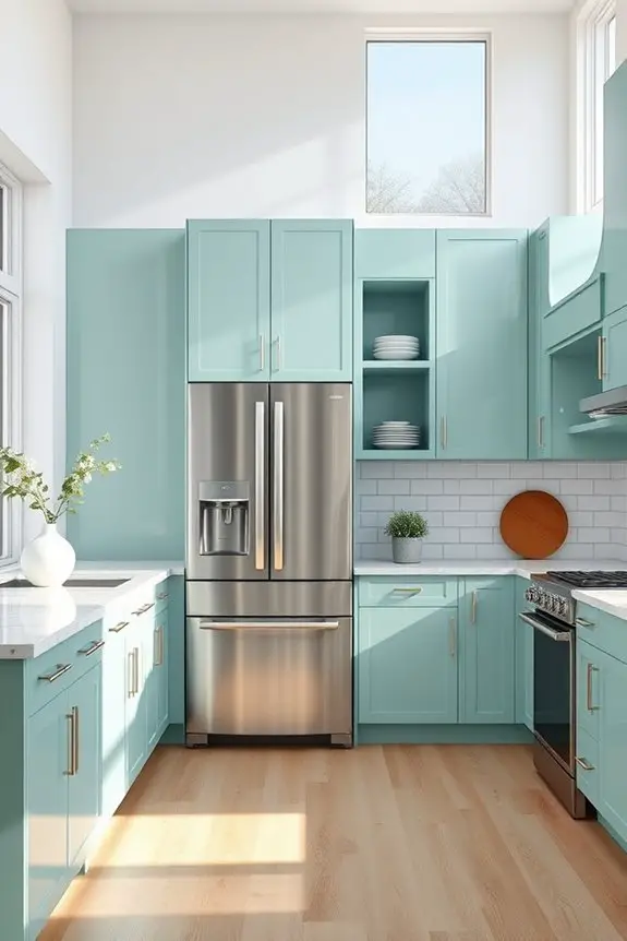 serene coastal kitchen aesthetic