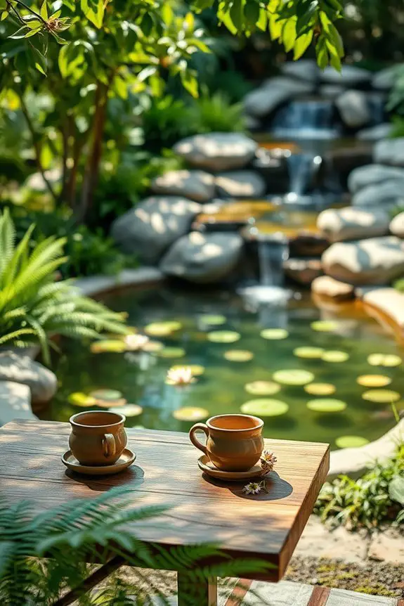 serene garden cafe oasis