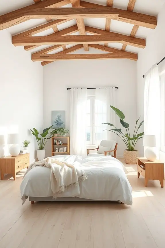 serene greek style bedroom retreat