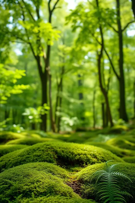 serene green landscape techniques