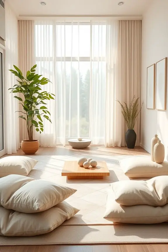 serene meditation space essentials