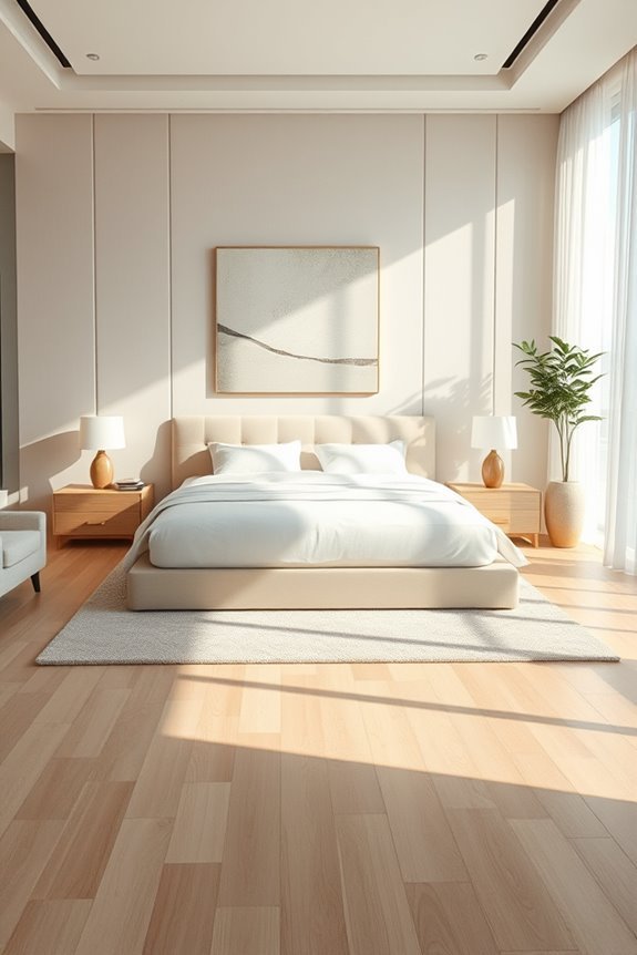 serene minimalist bedroom decor