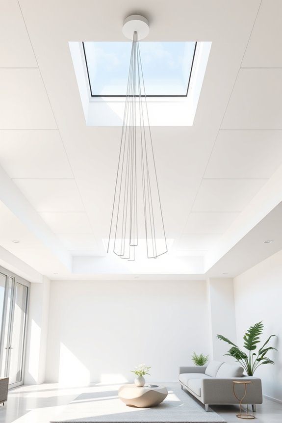 serene minimalist ceiling designs