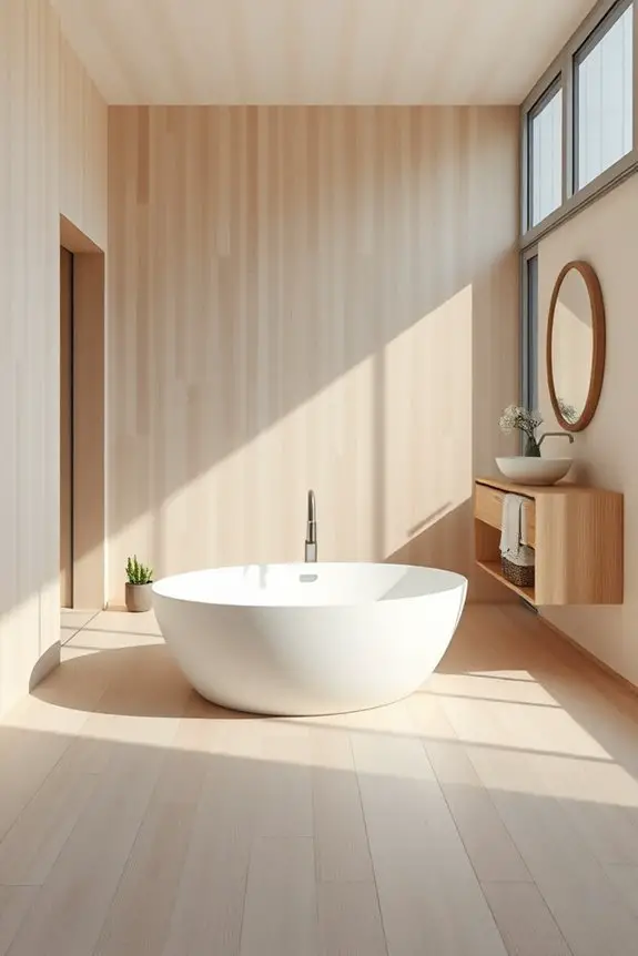 serene minimalist coastal retreat