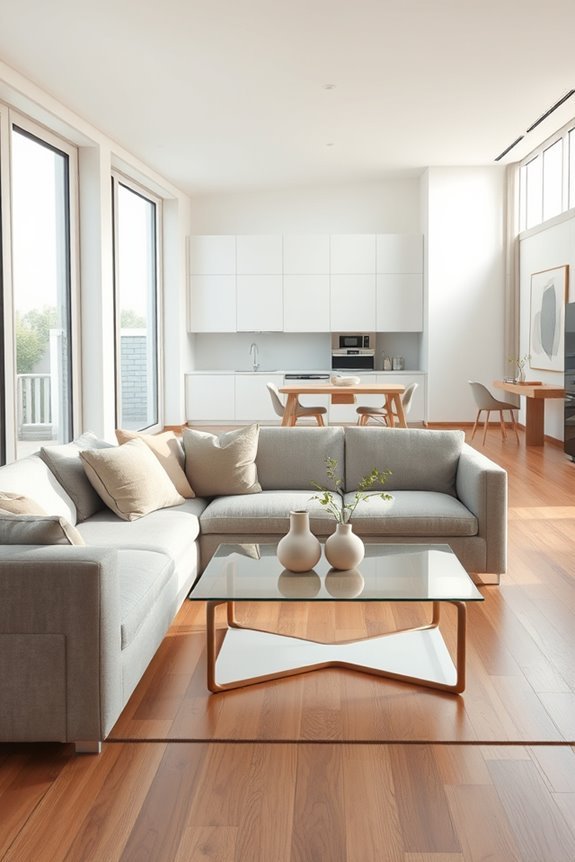 serene minimalist design aesthetics