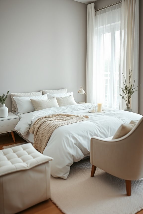 serene minimalist holiday decor