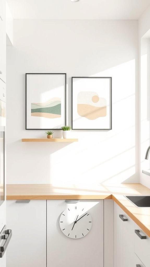 serene minimalist kitchen decor