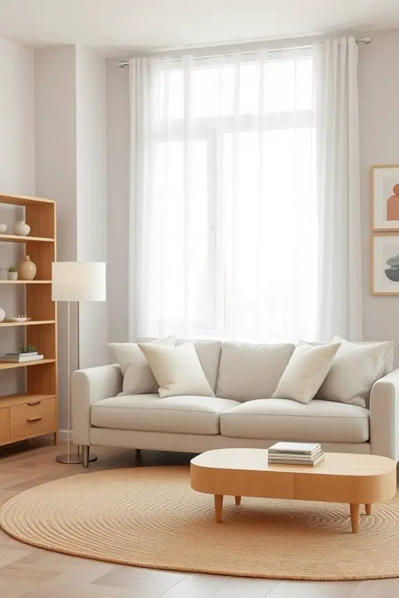 serene minimalist neutral decor