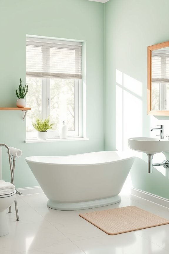 serene mint green sanctuary