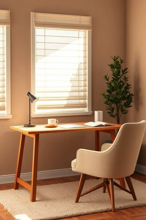 serene natural linen blinds