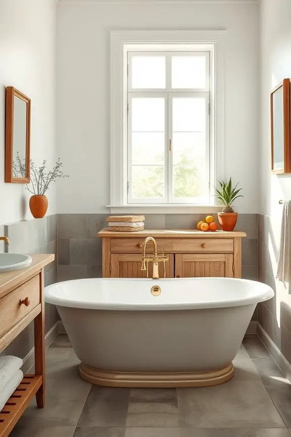 serene neutral bathroom design