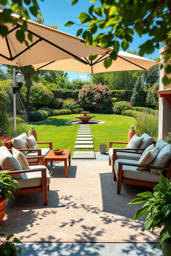 serene outdoor relaxation oasis