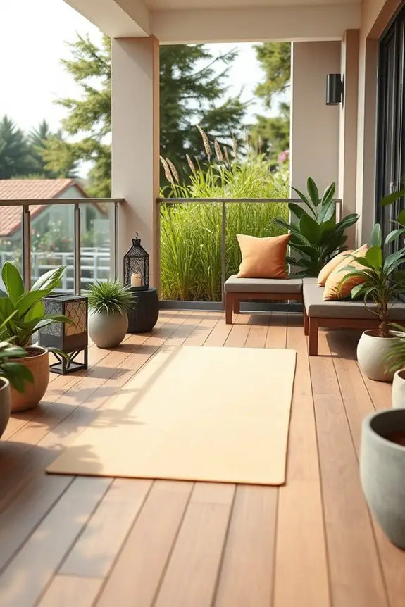 serene outdoor yoga retreat