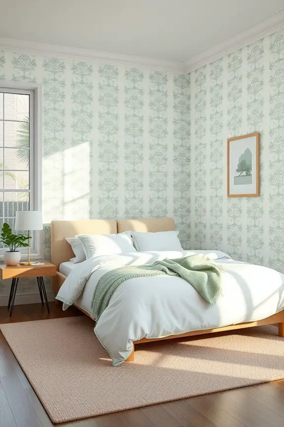 serene pale green elegance