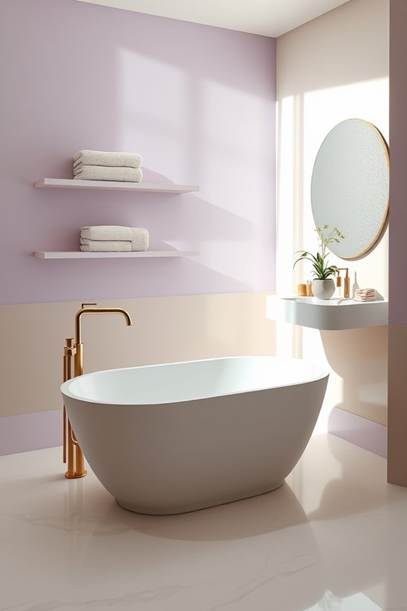 serene pastel color gradients