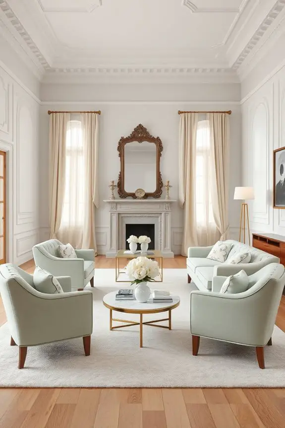 serene pastel color palettes