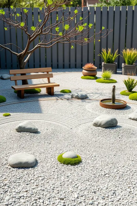 serene personal zen garden