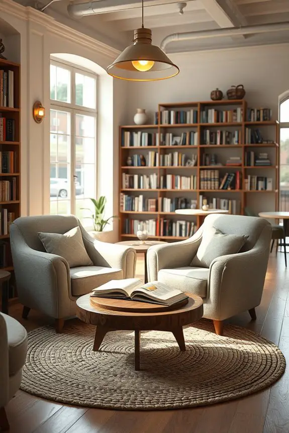 serene reading relaxation zones