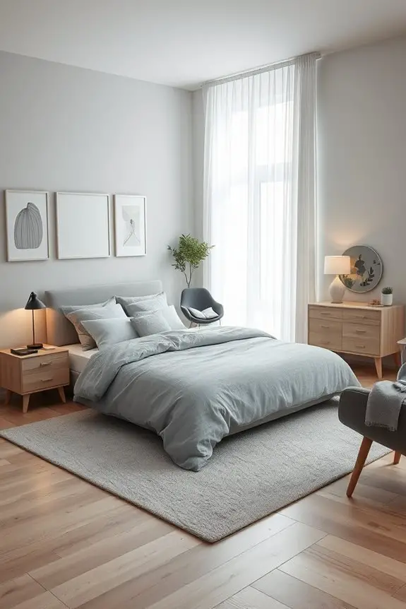 serene scandinavian grey minimalism