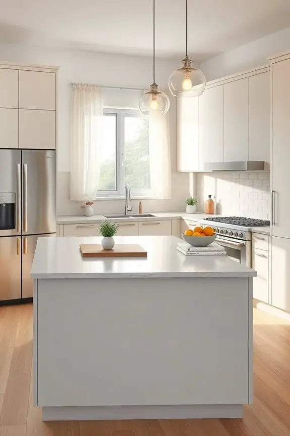 serene scandinavian kitchen design