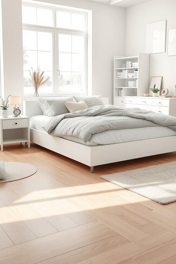 serene scandinavian white sanctuary
