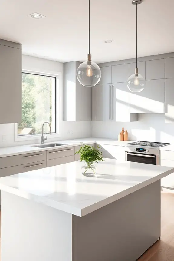 serene soft grey elegance