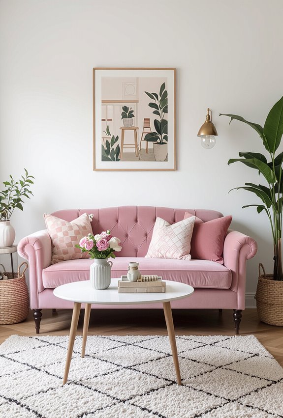 shabby chic vintage feminine accents