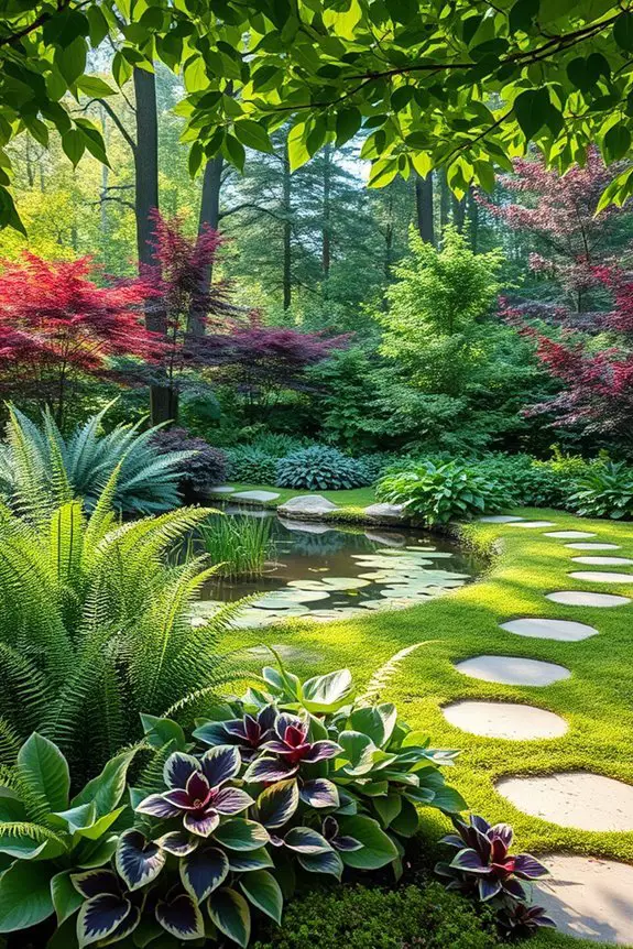 shade loving garden transformation
