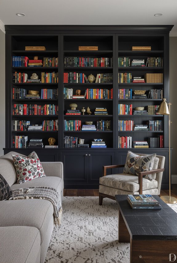 shelf style complements decor