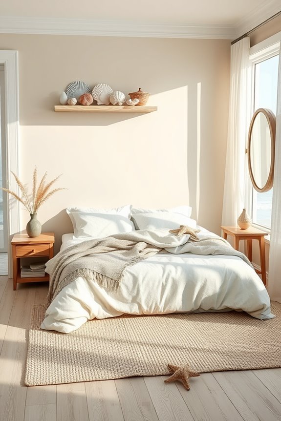 shell and coral decor