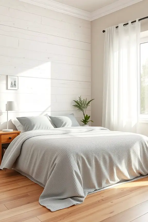 shiplap accent wall charm