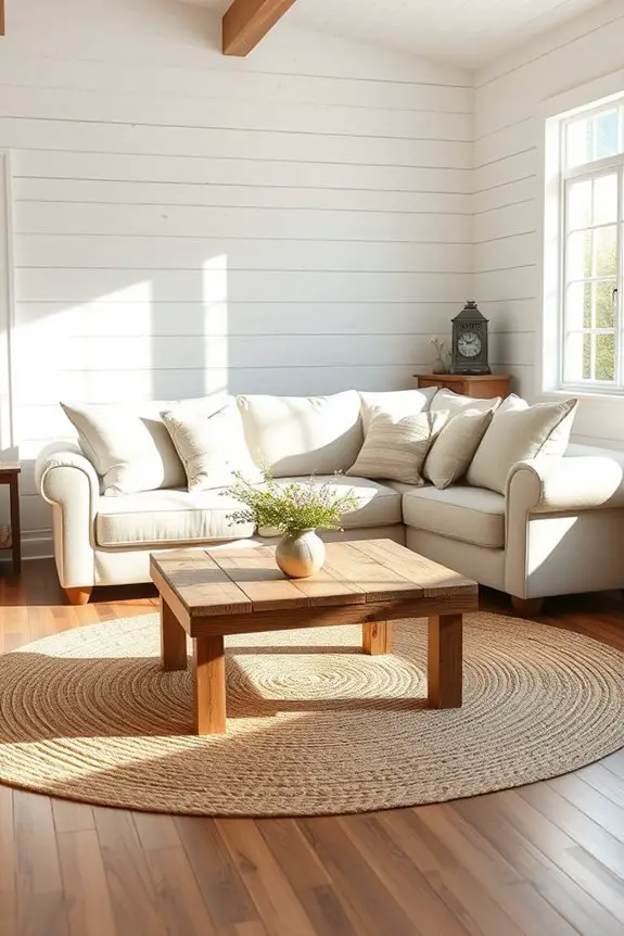 shiplap walls for warmth