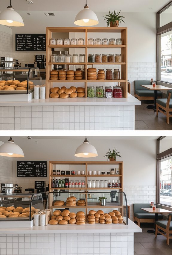 showcase fresh ingredients and buns