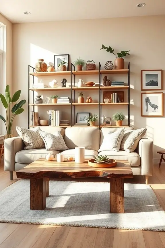 showcase personal decor style