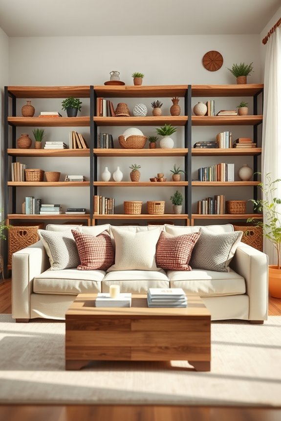 showcase personality with shelving