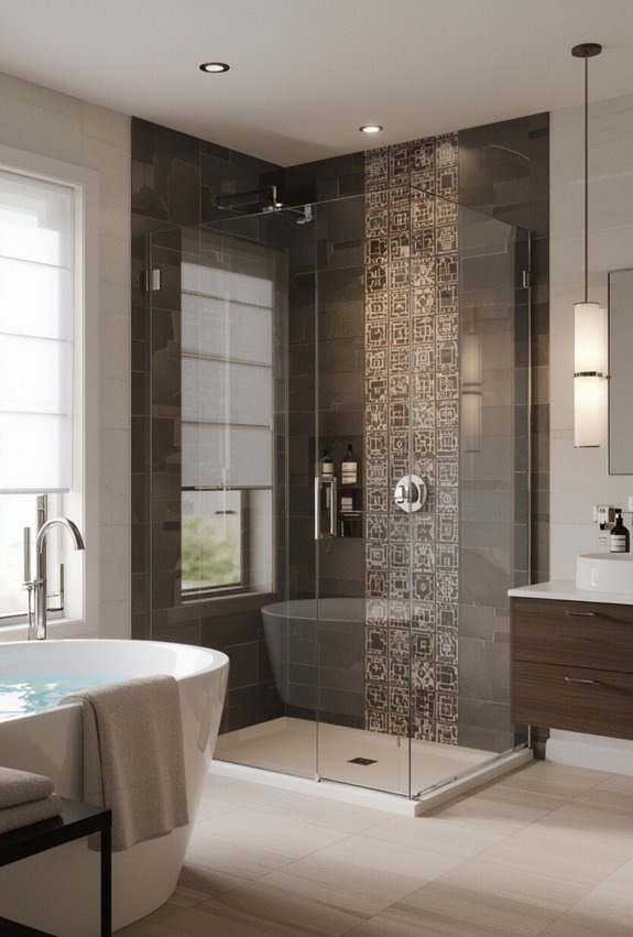 showcase tile work elegantly