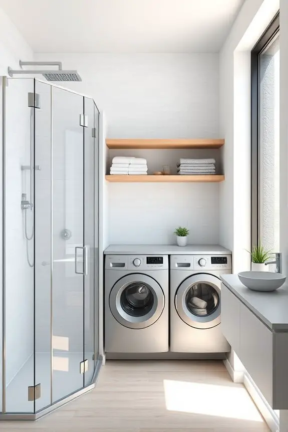 shower and laundry efficiency