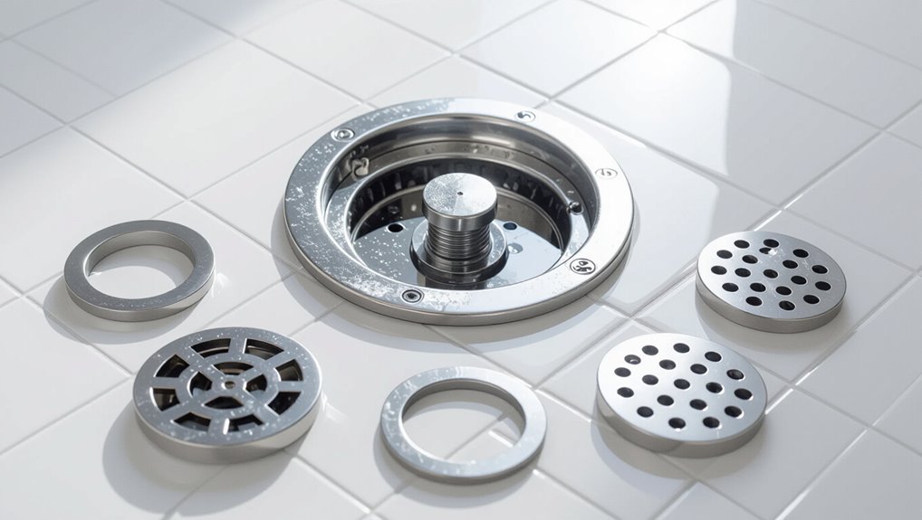 shower drain components overview