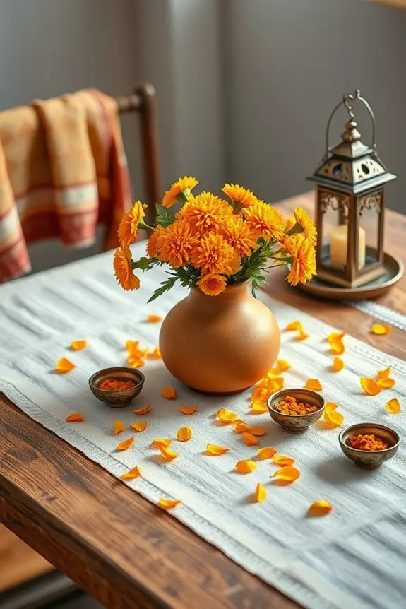 simple floral table centerpieces