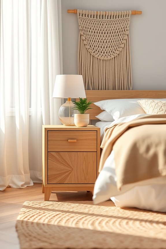 simple functional nightstand choice