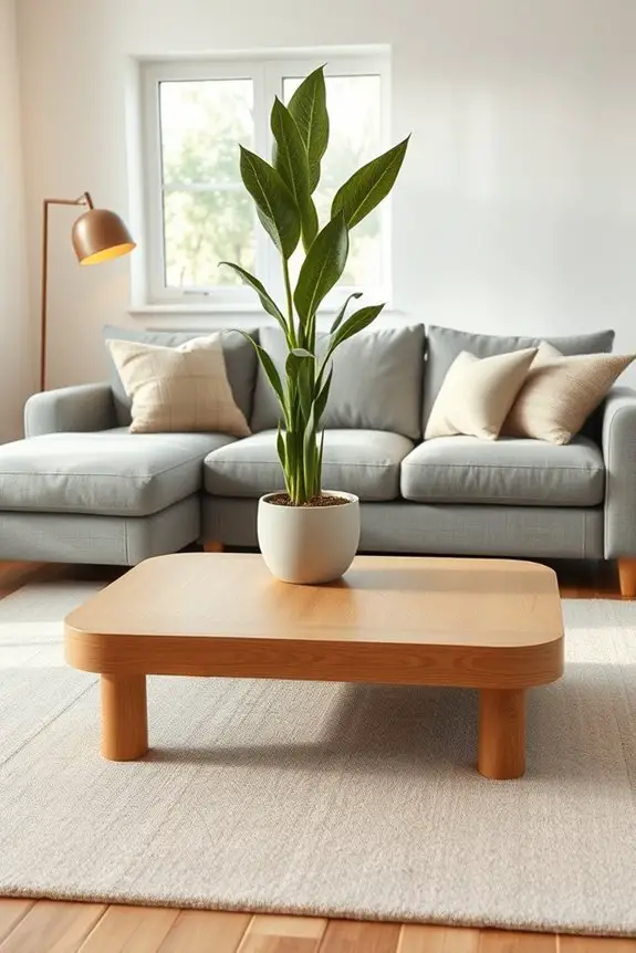 simple modern coffee table