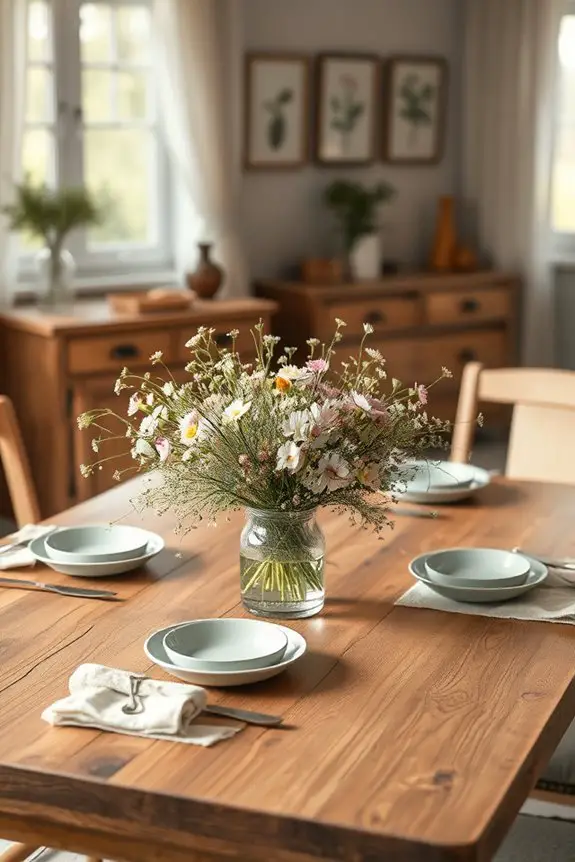 simple seasonal flower arrangements
