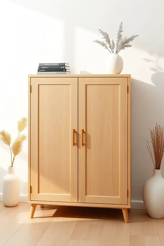 simplicity in scandinavian cupboards